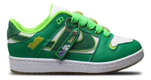 Tenis Panam Coyote Totis Hombre / Mujer Verde Ajuste Cordones Sintético Urbano Edición Especial