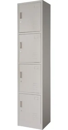 Locker Metalico 1 A 4 Puertas Casilleros Chapa 38.5x34x180cm