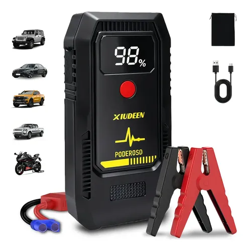 Arrancador de Batería Portátil Xiudeen T704 de 8000A para Coche y Moto