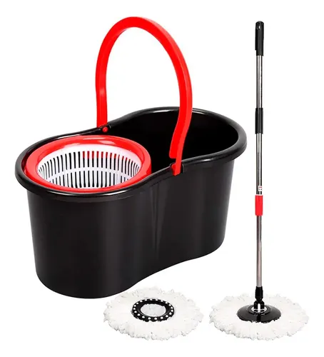 Trapeador Giratorio Mágico Trapeador Exprimidor Con Cubeta