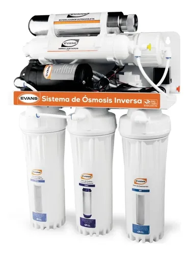 Purificador Evans Ósmosis Inversa 6 Etapas C/ Tanque Y Bomba