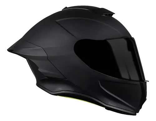 Casco Para Motociclista Kov Buster Negro Mate