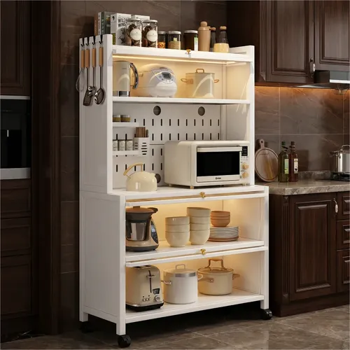 Organizador Cocina Multiusos Gabinete Metal Aparador Mueble