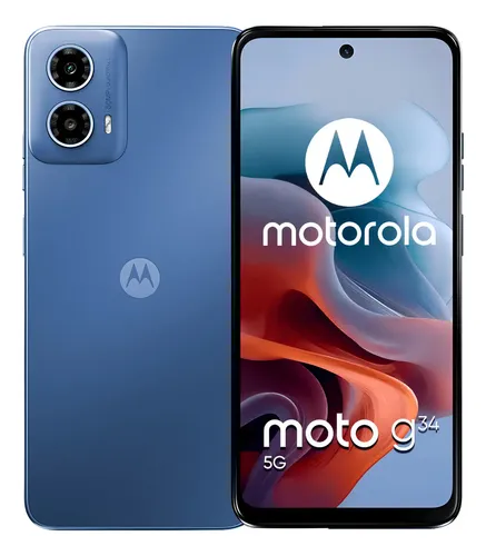Teléfono móvil Motorola Moto G34 5g Dual Sim 128 GB 8 GB RAM Color Azul