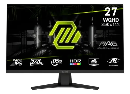 Monitor Msi Mag 274qf X24 27 Wqhd 240hz 0.5ms Rapid Ips Negro
