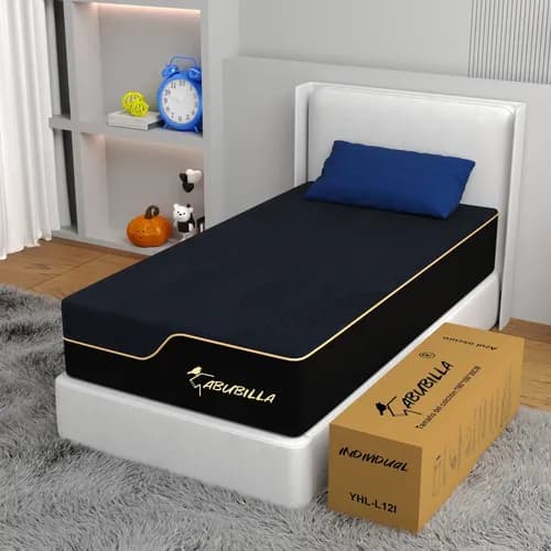 Colchón Individual 100x190x30cm Memory Foam Confort En Caja