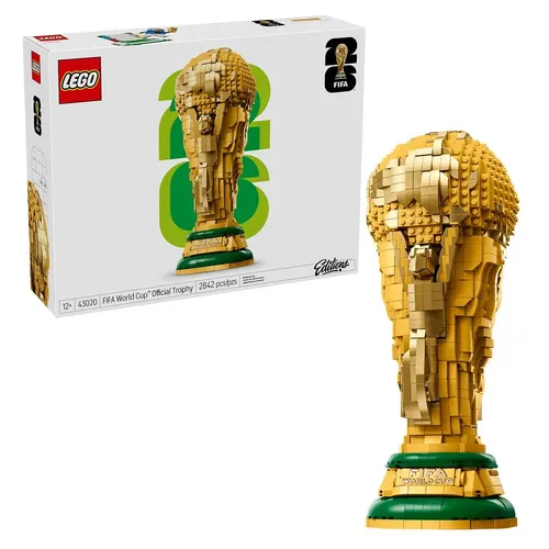 Lego® Editions Trofeo Oficial De La Copa Mundial De La Fifa 43020; Réplica A Tamaño Real; Regalo Para Aficionados Del Fútbol; 12+ 2842 Fifa 2025
