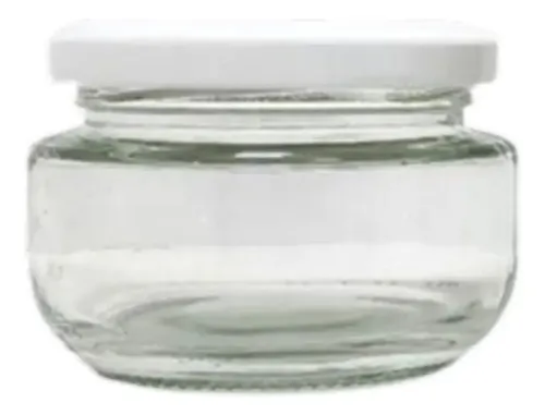 Frasco Vidrio / Redondo / Cristalino / 120 Ml / 24 Pz