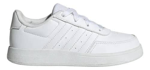 Tenis Niño adidas Breaknet 2.0 Blanco Sneakers Juvenil Casual Urbano Agujetas Hombre Jr. T22-26