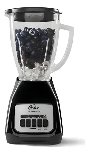 Oster Licuadora Con Vaso De Vidrio Refractario Boroclass 2 Velocidades Más Pulso Ideal Para Recetas Frias Y Calientes Negro Blstkag-bpb