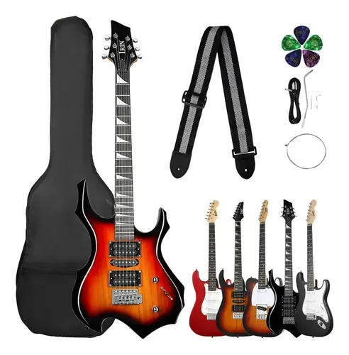 Guitarra Eléctrica Irin Telecaster de 24 Trastes con Kit Completo para Principiantes