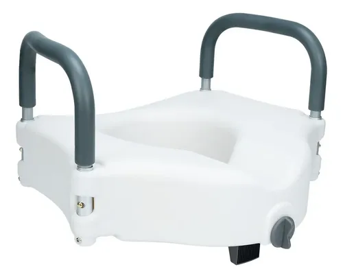 Aumento Asiento Extencion Para Wc Baño Seguro Apoya Brazos
