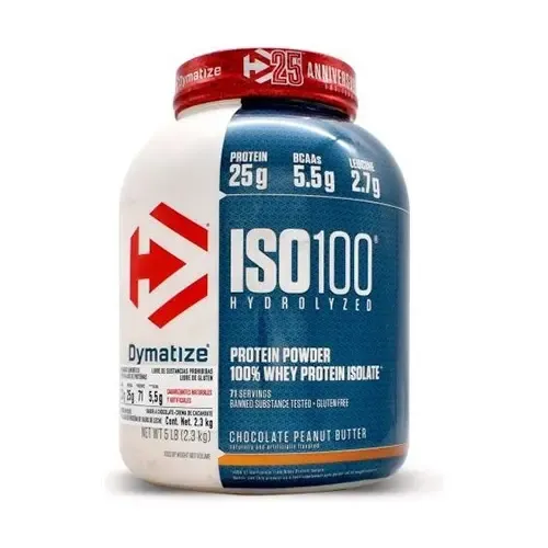 Dymatize Whey Protein Iso 100 2.3 kg Sabor Chocolate Peanut Butter