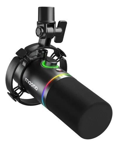 Micrófono Dinámico Maono PD200X USB y XLR para Streaming, Gaming y Podcast