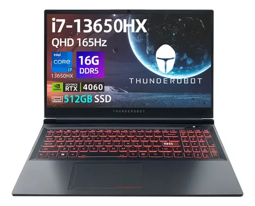 Laptop Thunderobot R15 I7 13650hx Rtx 4060 16gb 512gb Qhd