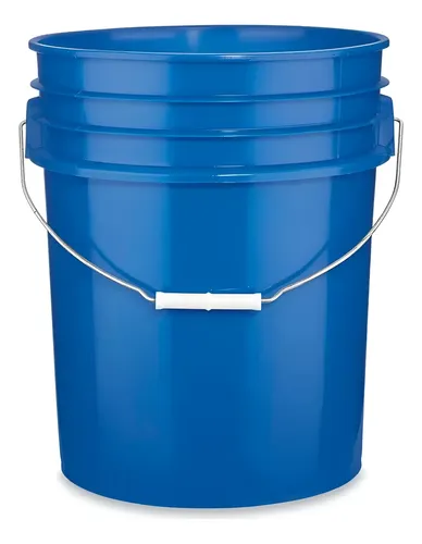 Cubeta Plastico Tapa Lisa 19 Litros Grado Alimenticio 10 Pz