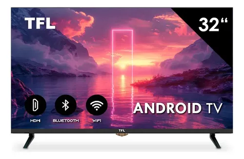 Pantalla Smart Tv 32 Pulgadas Tfl Android Tv Dled Hd Bluetooth Dolby Audio