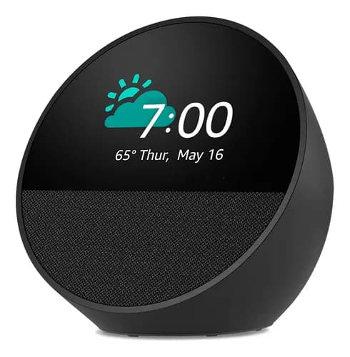 Amazon Echo Spot Bocina Y Despertador Inteligente Negro B0bf