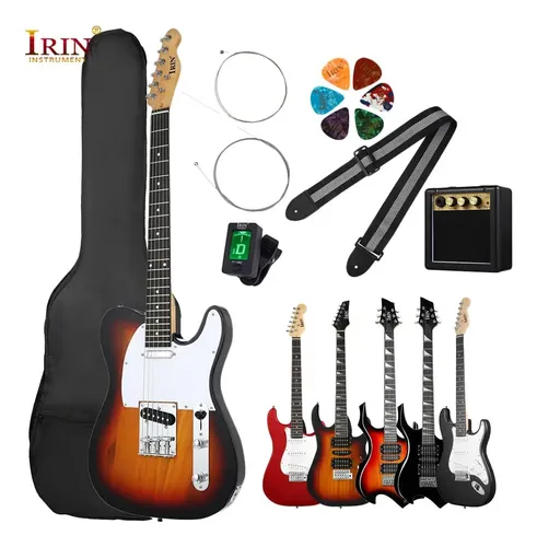 Irin Juego Guitarra Eléctrica R170 24 Trastes Amplificador