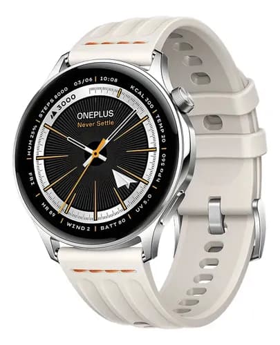Smartwatch Oneplus Watch Lite De 45mm Con Bluetooth, Gps Y Nfc En Plata Plateado Milanés Negro