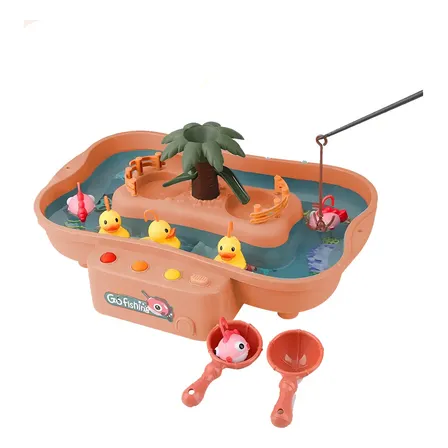 Juguete Pesca Niños Atrapa Peces Musical Juego Didactico