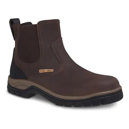 Bota Botin Roper Trabajo Industrial Casco Wokland Café 77452
