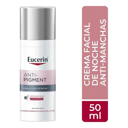 Eucerin Anti-pigment Crema Facial De Noche Antimanchas, Todo Tipo De Piel, 50ml