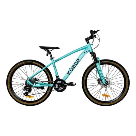 Bicicleta De Montaña Kubor Sierra Rodada 26 Con 24 Velocidades Shimano | Color Menta Moderno Y Elegante, Ligera, Resistente Y Cómoda. Ideal Para Ciudad O Montaña, Combina Estilo Y Rendimiento.