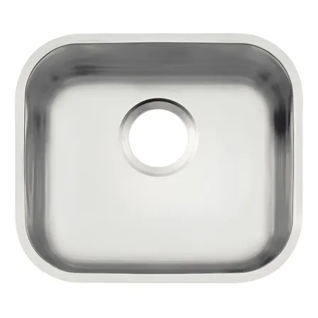 Fregadero Cocina Acero Inoxidable Tramontina Cuadrada 40x34 Color Plateado