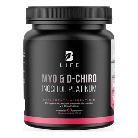 Myo Y D-chiro Inositol 246g Mezcla 40:1 Myo Inositol. B Life Sabor Sin Sabor