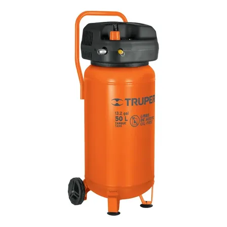 Compresor Libre De Aceite 50 L Truper 13847 Frecuencia 60 Hz Naranja Monofásica