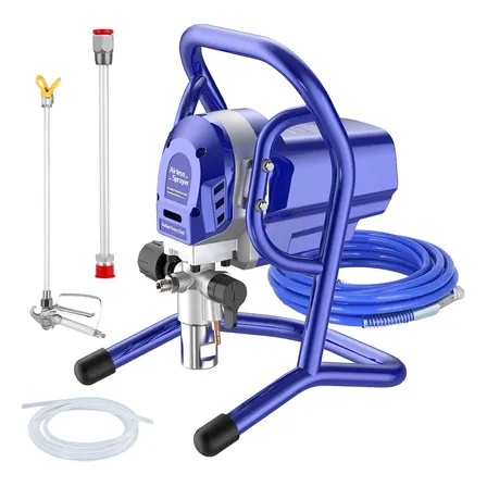 1350w Máquina Para Pintar 3625psi Eegvuy Paint Casa Airless Pistola Pistola De Pintura Eléctrica, Pulverizador Eléctrico Equipo Profesional Toolor Con Tubo 10m Y Boquilla 515