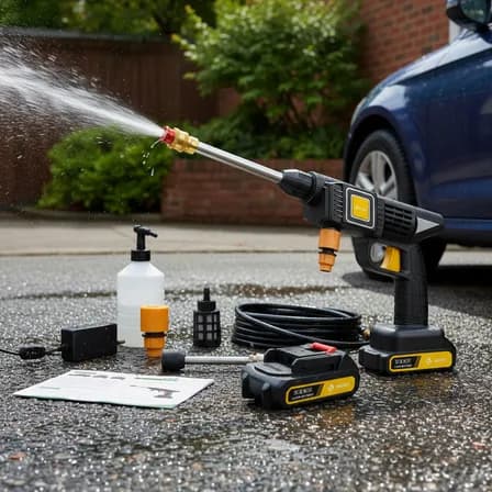 Hidrolavadora Auto Drive Inalambrica Para Electrica Pinchan