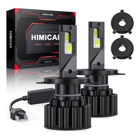 Kit De Faros Auto Led H4 9005 9006 H7 H11 18600lm Canbus Csp