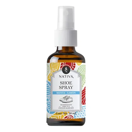 Shoe Spray | Desodorante Para Zapatos Natural |extra Fuerte | Aroma Fresco Menta - Limón |adiós Al Mal Olor De Tus Zapatos, Tenis, Botas Y Flats |con Aceites Esenciales | Aromaterapia |50ml Nativa 5