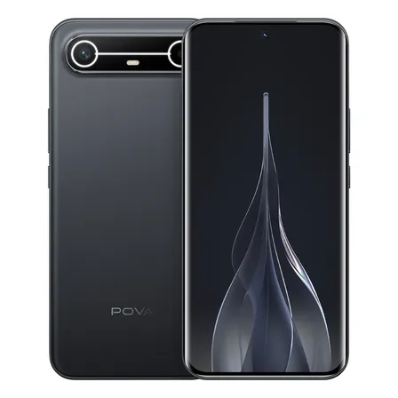 Tecno Pova Slim 5g Curvo 3d, El Más Delgado Del Mundo 256gb Rom 8gb+8gb Ram+50gb Cloud Dual Sim Mediatek Dimensity 6400 5160mah Carga Rápida De 45w 6.78 Amoled 1.5k Y 144hz Nfc 50mp 5.95mm Negro