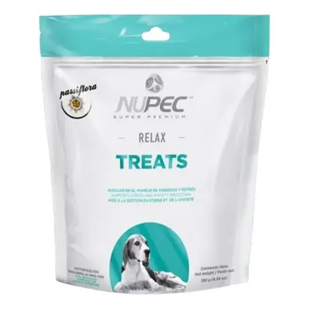 2 Bolsas De Premios Nupec Relax Control Estrés Para Tu Perro