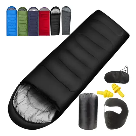 Bolsa De Dormir Redluck Redluck Color Negro Talle Sacos De Dormir De 2,1 M X 75 Cm