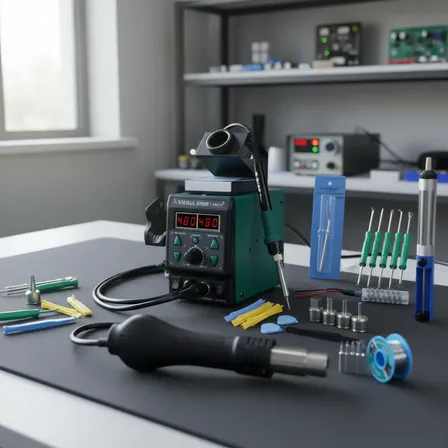 Estación Cautín Yihua Pistola Calor Soldador Eléctrico 2en1