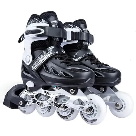 Patines En Línea Profesionales Adulto Ajustables Con Luces