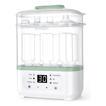 Momcozy Esterilizador Y Secador De Botellas 8 En 1 Eléctrico Bs02 Para Bebés