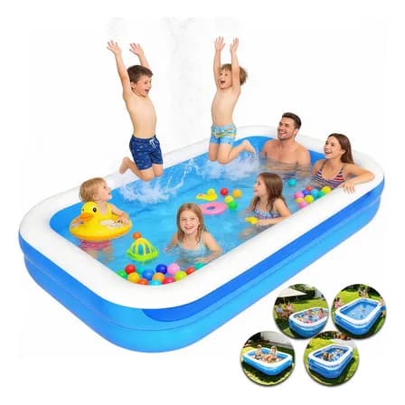 3m Alberca Inflable Grandes Juego Niños Piscina Inflable