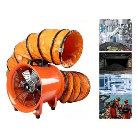 Ventilador Extractor Industrial 12 PuLG. Con Ducto 5m Bueprec