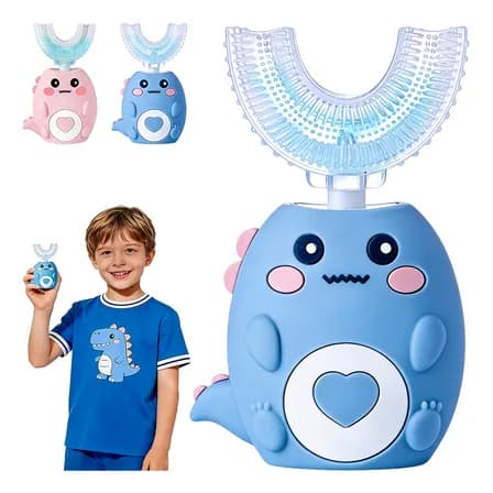 Cepillo Ultrasónico Eléctrico Infantil Con Diseño En U
