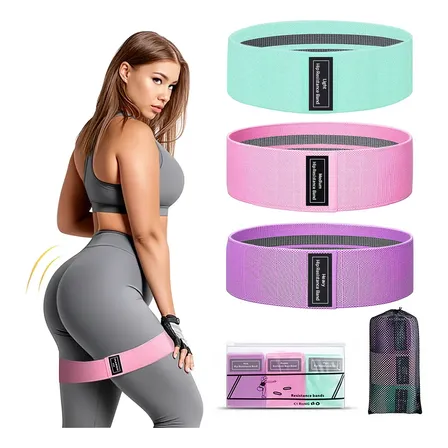 Bandas Ejercicio De Cadera,3 Niveles De Resistencia Elastica