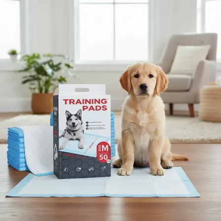 50 Pañales Entrenador For Perro Almohadillas 45x60