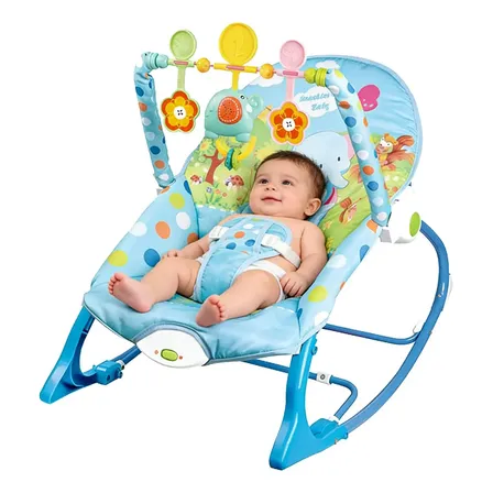 Mecedora Eléctrica Silla Vibradora Musical Juegos Bebe