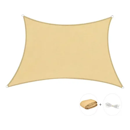 Malla Sombra Raschel Reforzada Exteriores 6x4 Metros Uv 95%