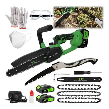 Motosierra 8 + Sierra Plegable 25cm, Kit Jardinería Corte