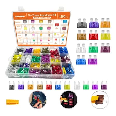 Kit 1200 Piezas Fusibles Coche Automotriz Con Caja